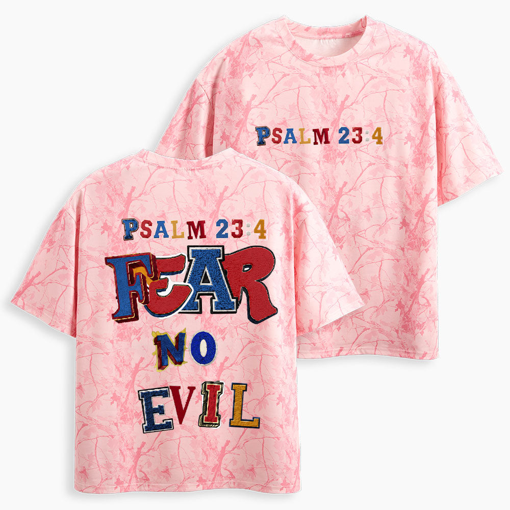Fear No Evil Christian Camo T-Shirt