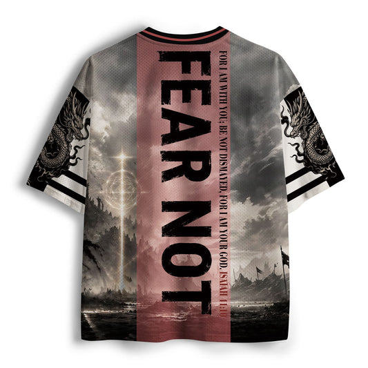 Fear Not For I Am With You Christian Mesh Jersey