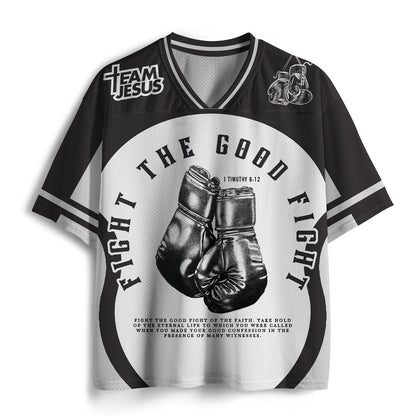 Fight The Good Fight Christian Mesh Jersey