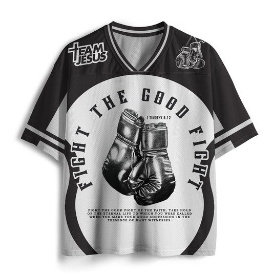 Fight The Good Fight Christian Mesh Jersey