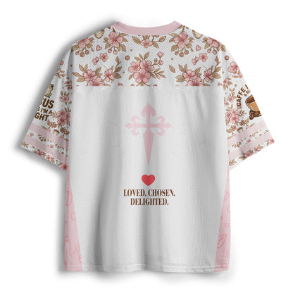 First  Of All Jesus Thinks I'm A Delight Christian Mesh Jersey