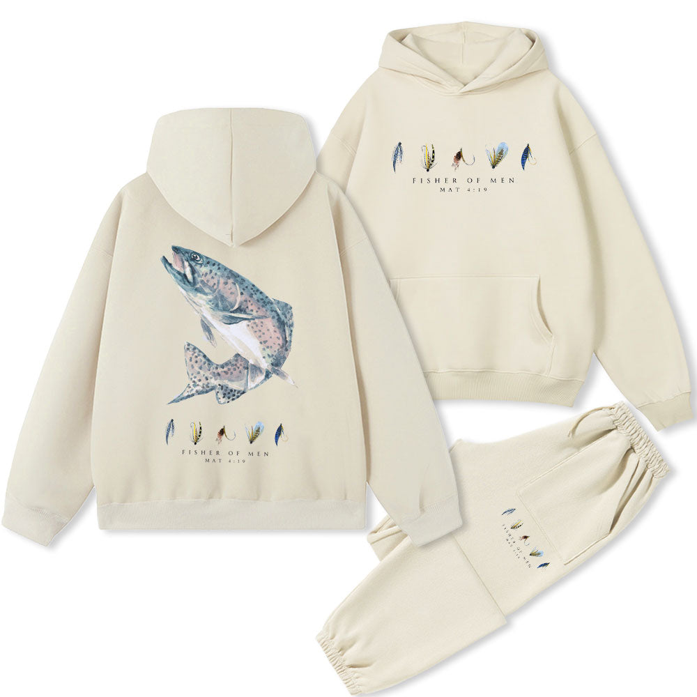 Fisher Of Men Christian Premium Fleece Hoodie Set