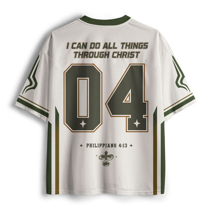 Fix Your Eyes On Jesus Christian Mesh Jersey