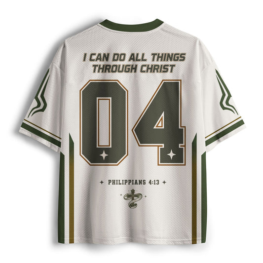 Fix Your Eyes On Jesus Christian Mesh Jersey