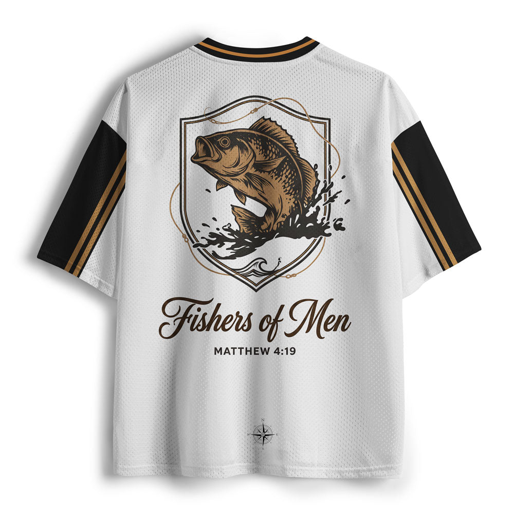 Follow Me And I Will Make You Fishers Of Man Christian Mesh Jersey