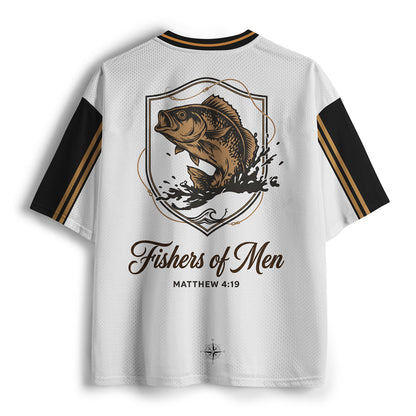 Follow Me And I Will Make You Fishers Of Man Christian Mesh Jersey