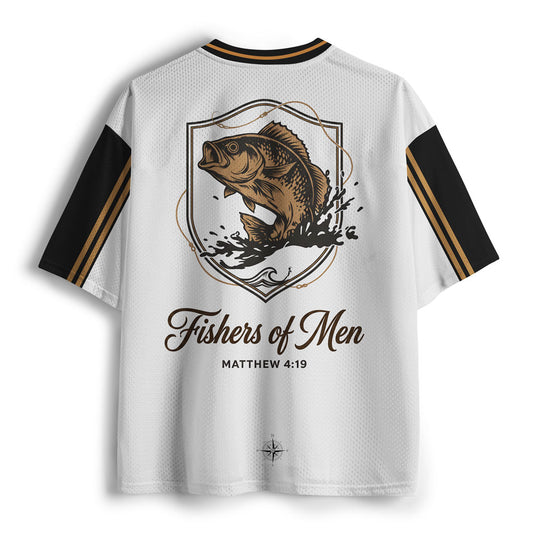 Follow Me And I Will Make You Fishers Of Man Christian Mesh Jersey