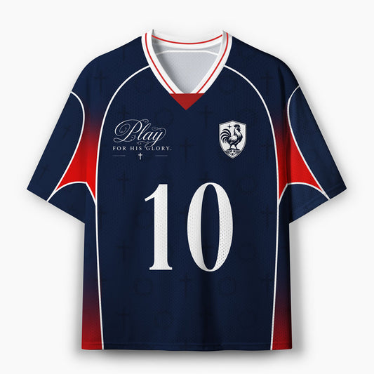 For His Glory Christian Mesh Jersey