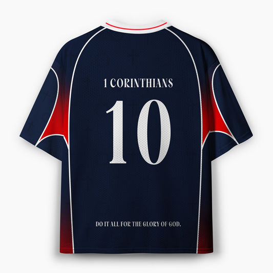 For His Glory Christian Mesh Jersey