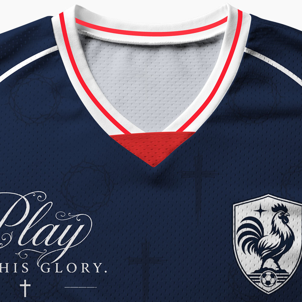 For His Glory Christian Mesh Jersey