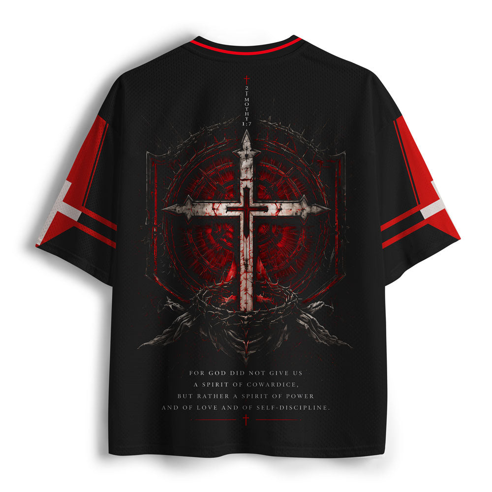 Free From Fear Walk In Lord's Spirit Christian Mesh Jersey