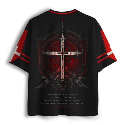 Free From Fear Walk In Lord's Spirit Christian Mesh Jersey