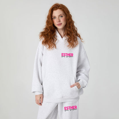 Go Ahead Girl Be Too Much Christian Premium Fleece Hoodie Set
