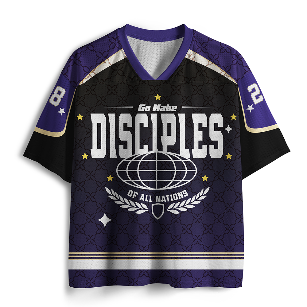 Go Make Disciples Of All Nations Christian Mesh Jersey