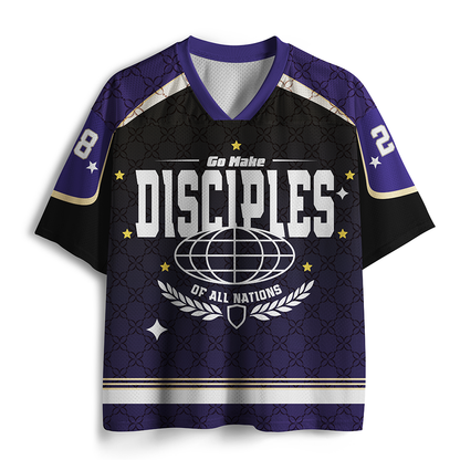 Go Make Disciples Of All Nations Christian Mesh Jersey