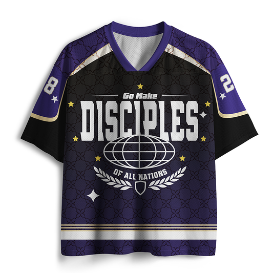 Go Make Disciples Of All Nations Christian Mesh Jersey