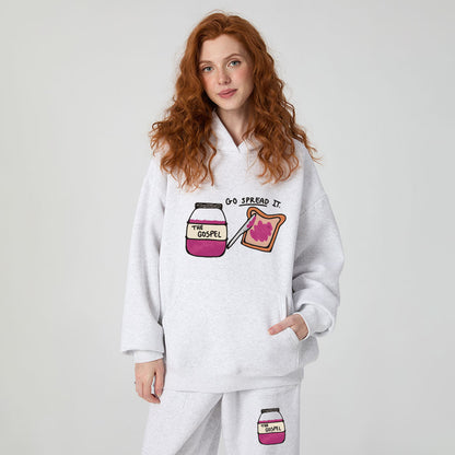 Go Spread It Christian Premium Fleece Hoodie Set