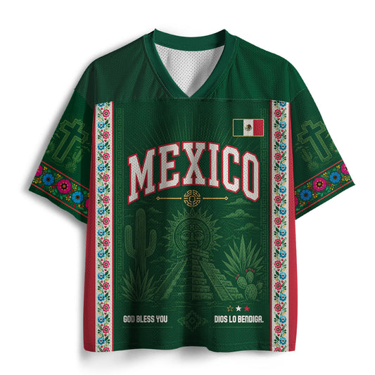 Personalized God Bless You Christian Mesh Jersey