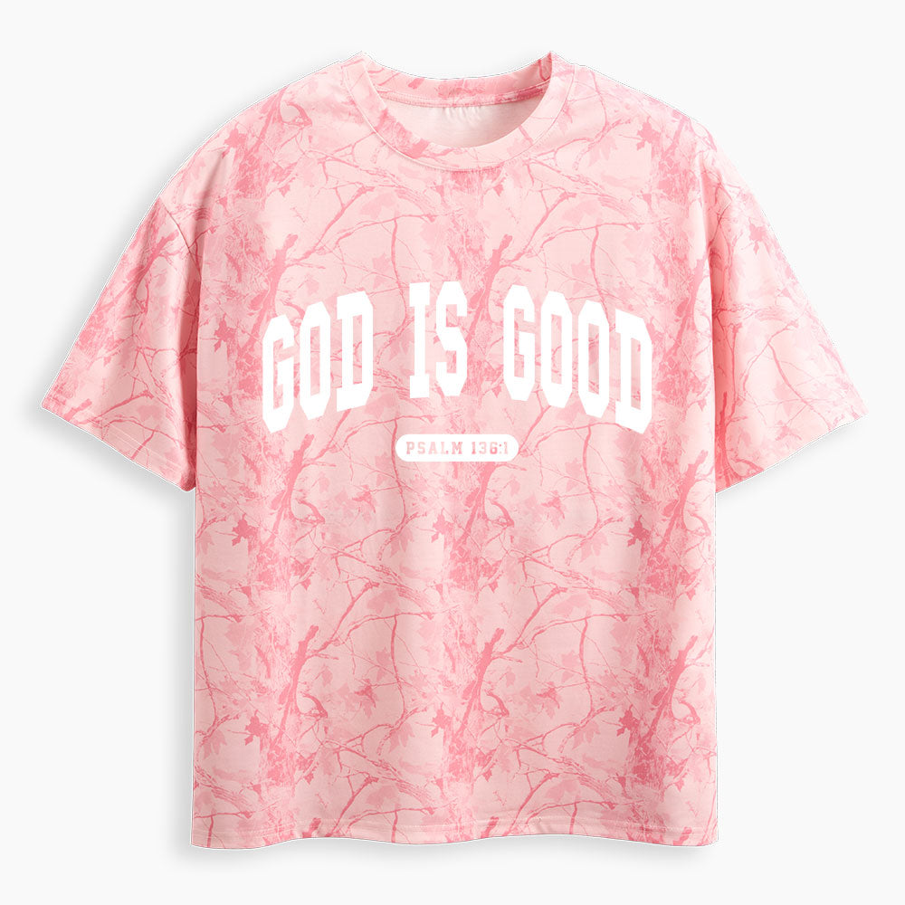 God Is Good Christian Camo T-Shirt