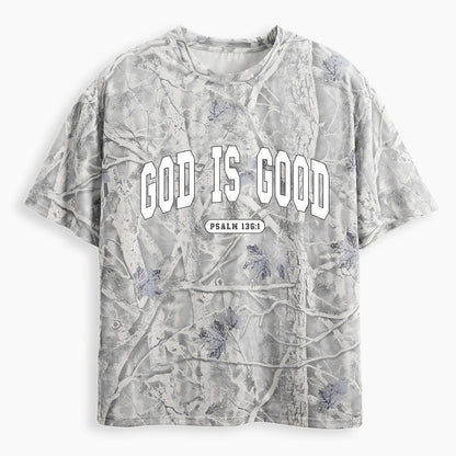 God Is Good Christian Camo T-Shirt