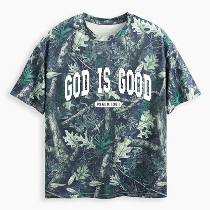 God Is Good Christian Camo T-Shirt