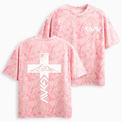 God Is Greater Christian Camo T-Shirt