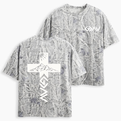 God Is Greater Christian Camo T-Shirt