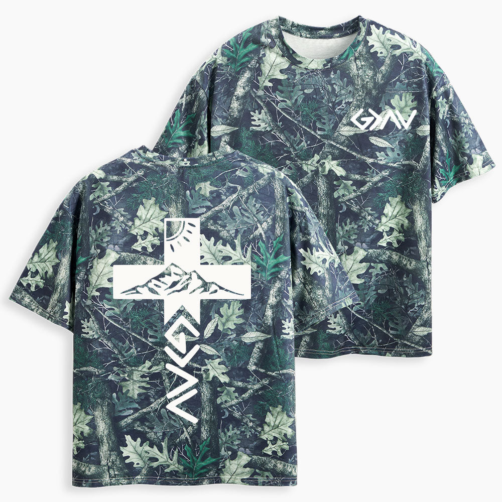 God Is Greater Christian Camo T-Shirt