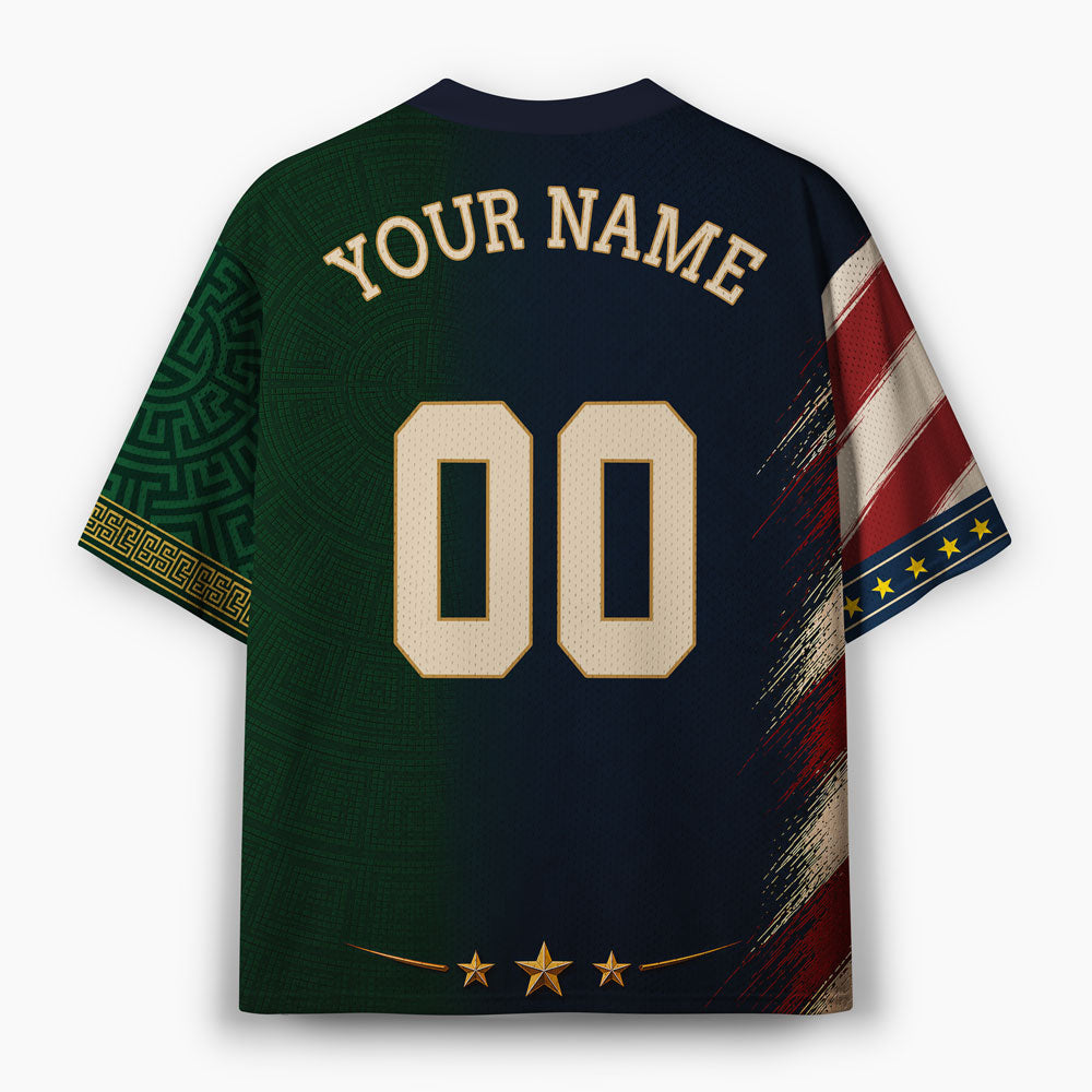 Personalized God¡®s Country Christian Mesh Jersey