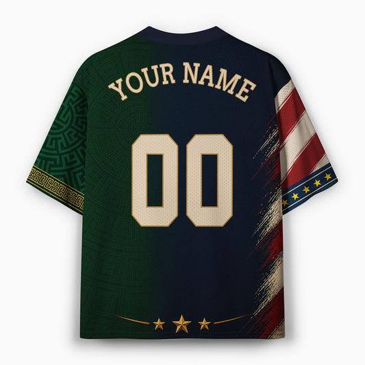 Personalized God¡®s Country Christian Mesh Jersey