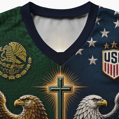 Personalized God¡®s Country Christian Mesh Jersey