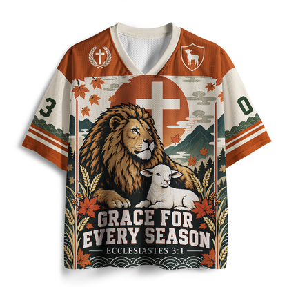 Grace For Every Season Christian Mesh Jersey