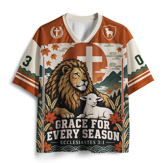 Grace For Every Season Christian Mesh Jersey