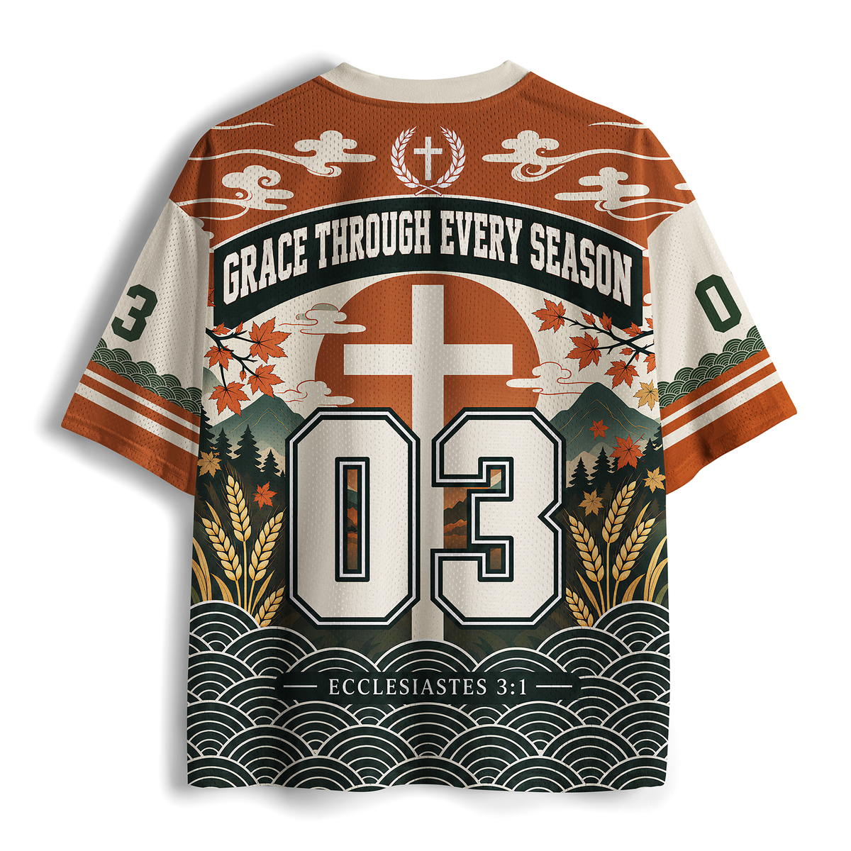 Grace For Every Season Christian Mesh Jersey