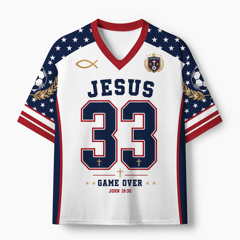 He Already Won Christian Mesh Jersey