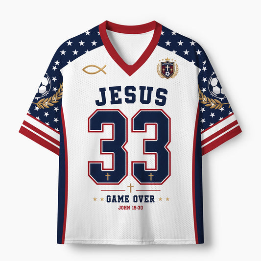 He Already Won Christian Mesh Jersey