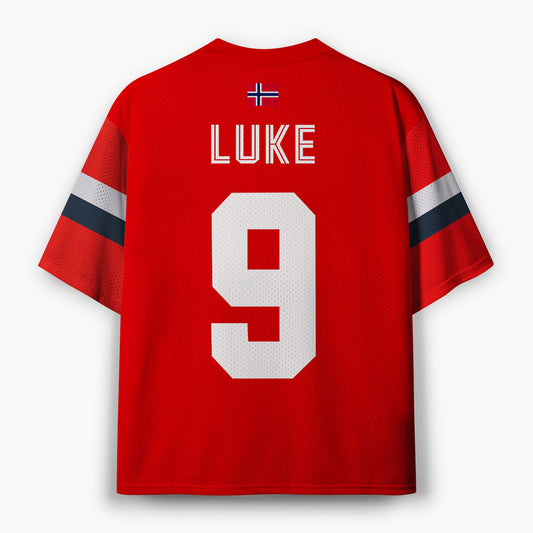 He Died For Us Now I Live For Him Christian Mesh Jersey