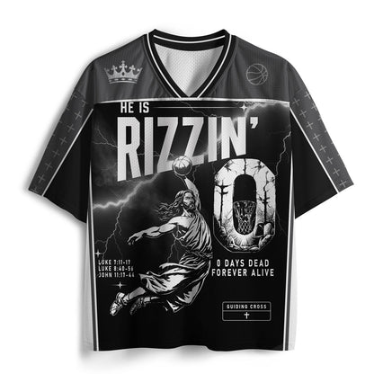 He Is Rizzen Christian Mesh Jersey