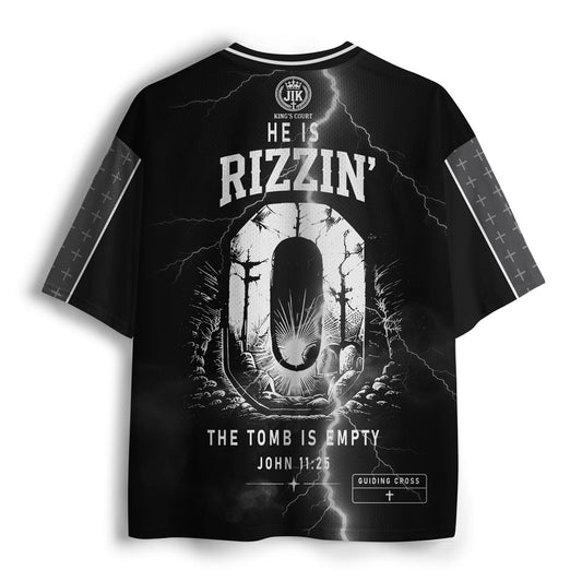 He Is Rizzen Christian Mesh Jersey