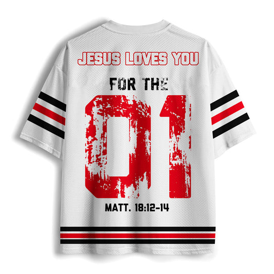 He Left The 99 To Find Me Christian Mesh Jersey