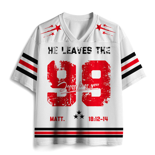 He Left The 99 To Find Me Christian Mesh Jersey