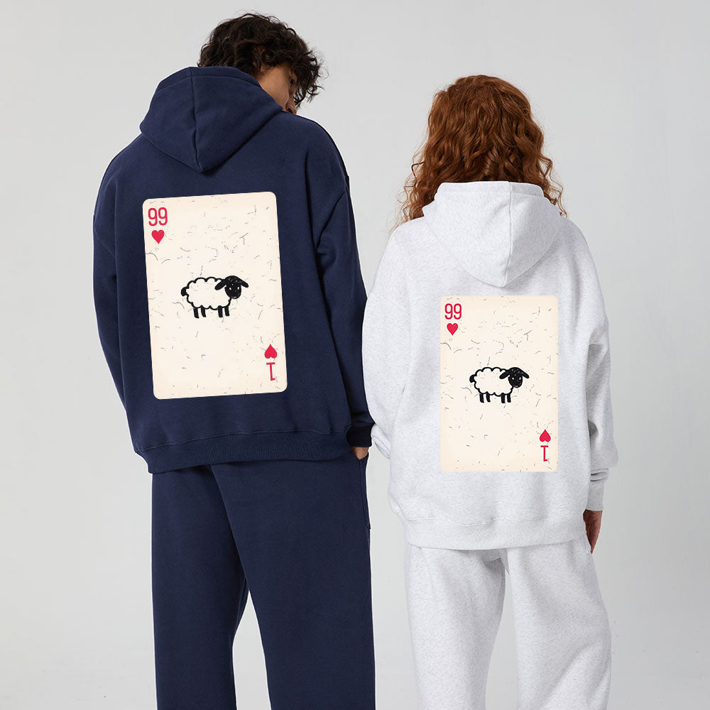 He Left The 99 To Rescue Me Christian Premium Fleece Hoodie Set