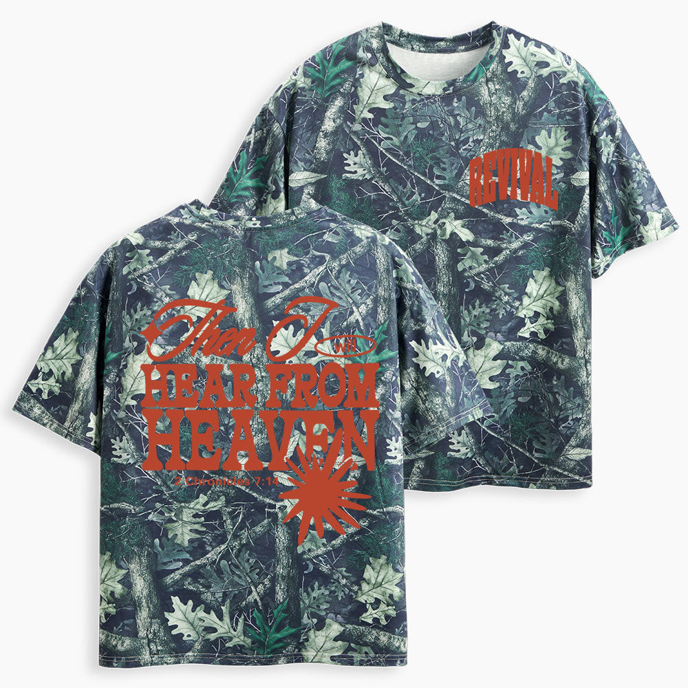 Hear From Heaven Christian Camo T-Shirt