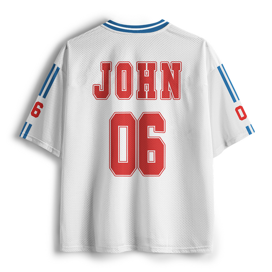 His Name Is Wonderful Christian Mesh Jersey