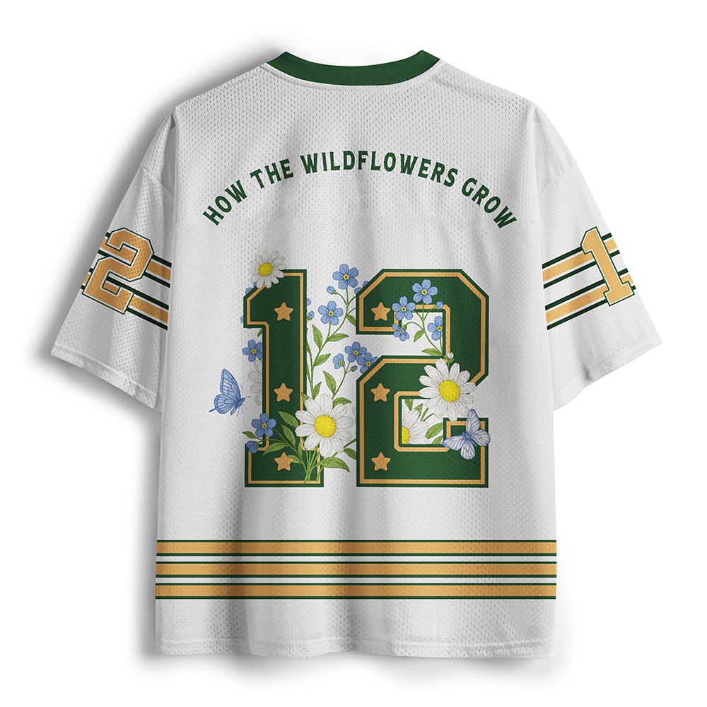 How The Wildflower Grow Christian Mesh Jersey