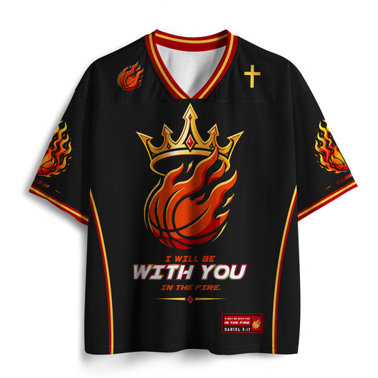 I Will Be With You In The Fire Christian Mesh Jersey