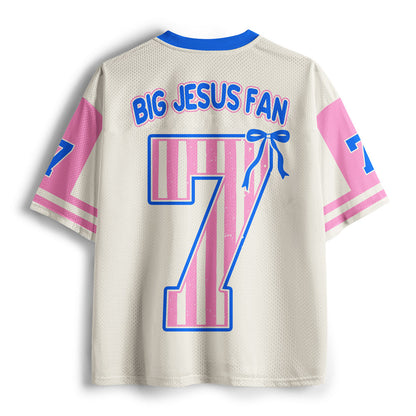 Jesus Big Fan Christian Mesh Jersey