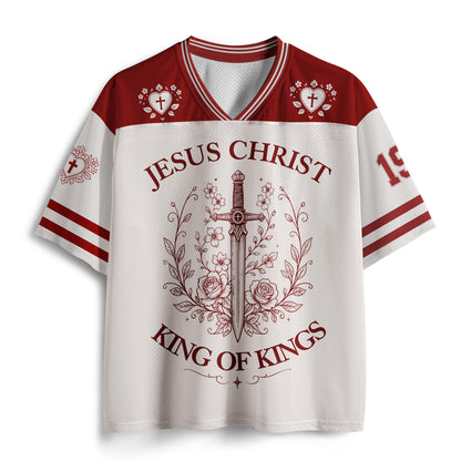 Jesus Christ King Of Kings Christian Mesh Jersey
