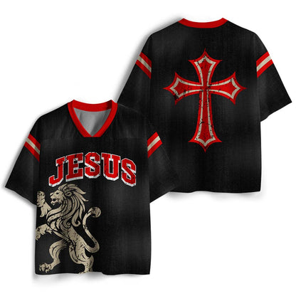 Jesus Christ Lion Christian Mesh Jersey