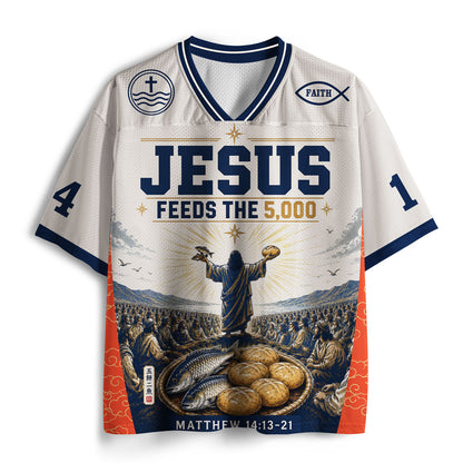 Jesus Feeds Us Christian Mesh Jersey